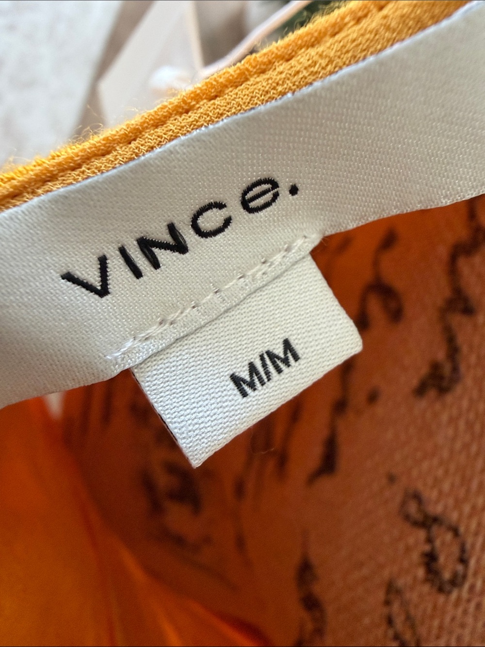 Vince Mustard Yellow Scoop Neck Maxi Dress - Picture 3 of 5